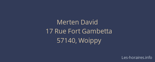 Merten David