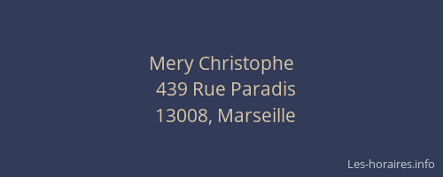 Mery Christophe