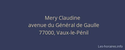 Mery Claudine