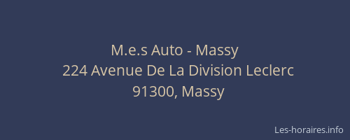 M.e.s Auto - Massy