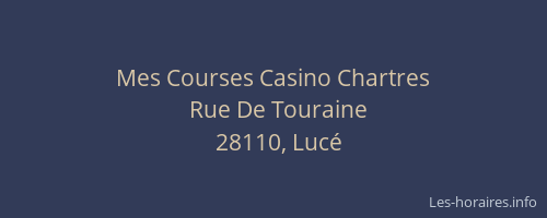 Mes Courses Casino Chartres
