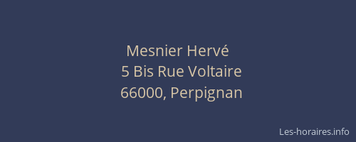 Mesnier Hervé