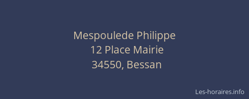 Mespoulede Philippe