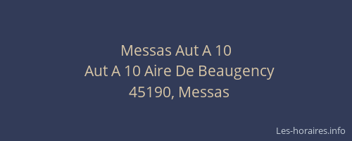 Messas Aut A 10