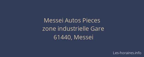 Messei Autos Pieces