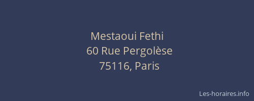 Mestaoui Fethi