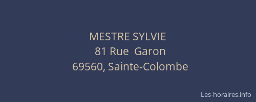 MESTRE SYLVIE