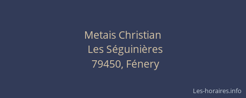 Metais Christian