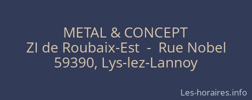 METAL & CONCEPT