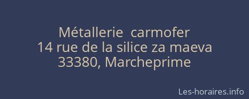 Métallerie  carmofer