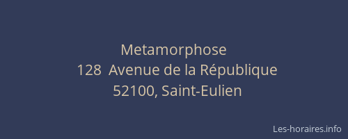 Metamorphose