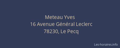 Meteau Yves