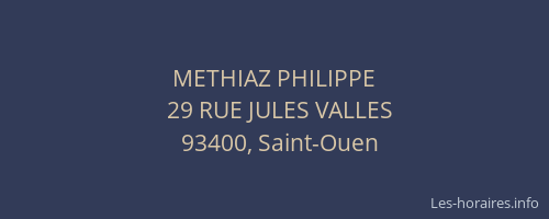 METHIAZ PHILIPPE