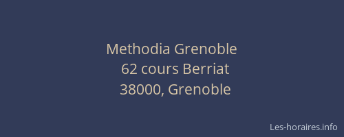 Methodia Grenoble