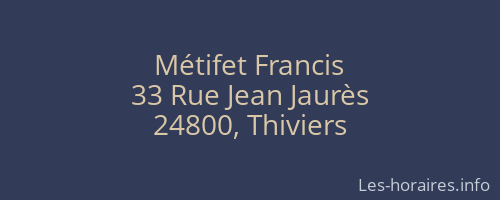 Métifet Francis
