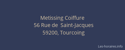 Metissing Coiffure
