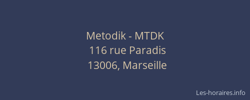 Metodik - MTDK