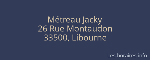 Métreau Jacky