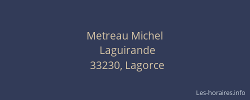Metreau Michel