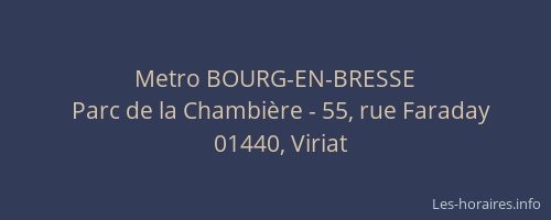 Metro BOURG-EN-BRESSE