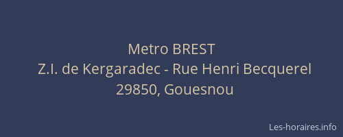 Metro BREST