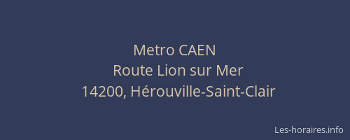 Metro CAEN