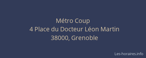 Métro Coup