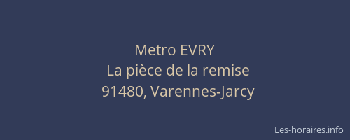 Metro EVRY