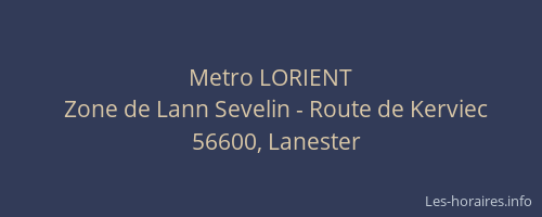 Metro LORIENT