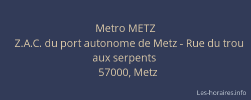 Metro METZ