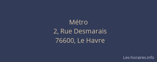 Métro