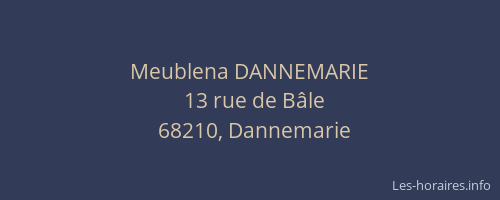 Meublena DANNEMARIE