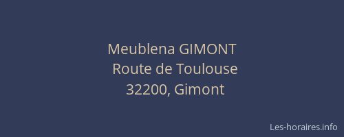 Meublena GIMONT