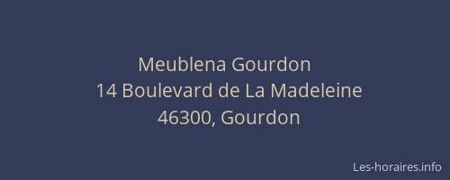 Meublena Gourdon