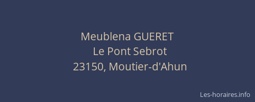 Meublena GUERET