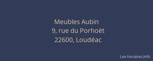 Meubles Aubin