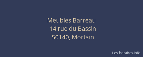 Meubles Barreau