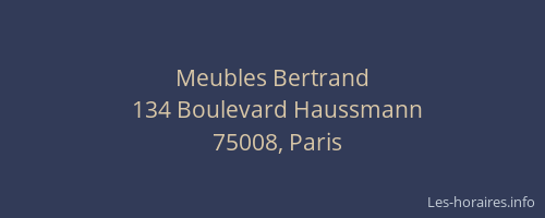 Meubles Bertrand