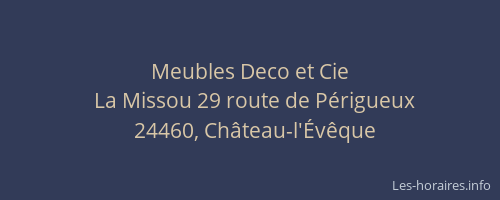 Meubles Deco et Cie