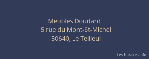 Meubles Doudard