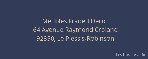 Meubles Fradett Deco