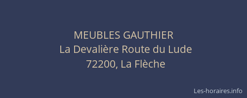 MEUBLES GAUTHIER
