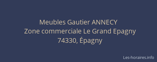 Meubles Gautier ANNECY
