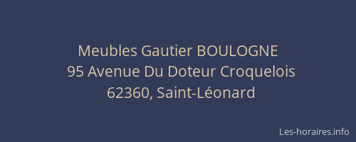 Meubles Gautier BOULOGNE