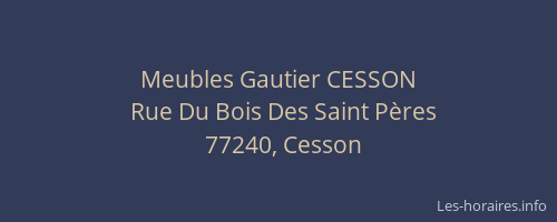 Meubles Gautier CESSON