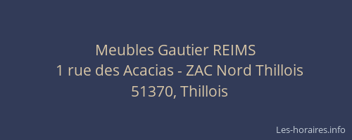 Meubles Gautier REIMS