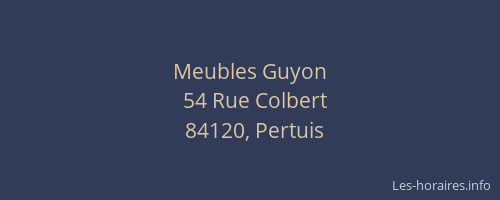Meubles Guyon