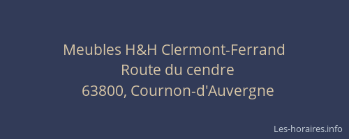 Meubles H&H Clermont-Ferrand