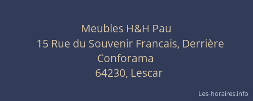 Meubles H&H Pau