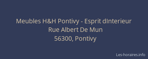 Meubles H&H Pontivy - Esprit dInterieur